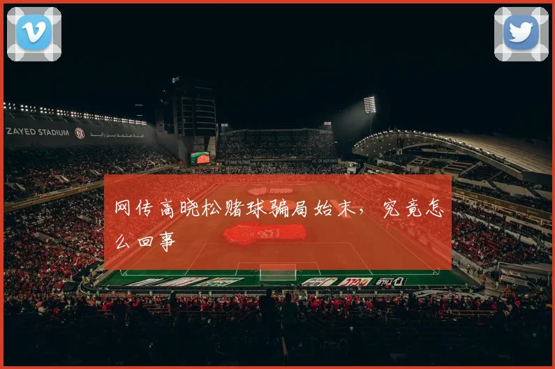 网传高晓松赌球骗局始末，究竟怎么回事